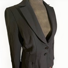 White House Black Market Signature Black Blazer Jacket Size 4