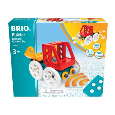 BRIO Builder - 34605 Builder Auto mit Fernsteuerung | Lern- und Konstruktionsspi