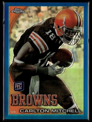2010 Topps Chrome #C93 Carlton Mitchell Blue Refractors #/199 sellerRR