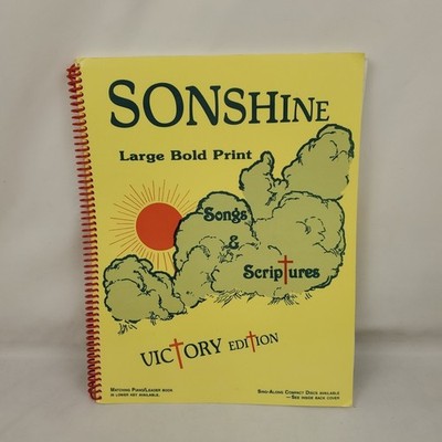 Sonshine Songs & Scriptures Large bold Print Victory Edition 138 Pages Hymn Book
