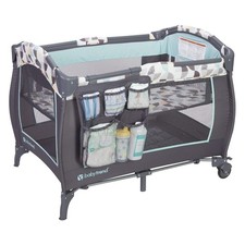 Foldable Portable Playard for Babies and Toddlers with Bassinet Changing Table