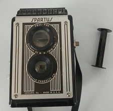 Vintage Spartus Full-Vue Twin Lens Box Camera