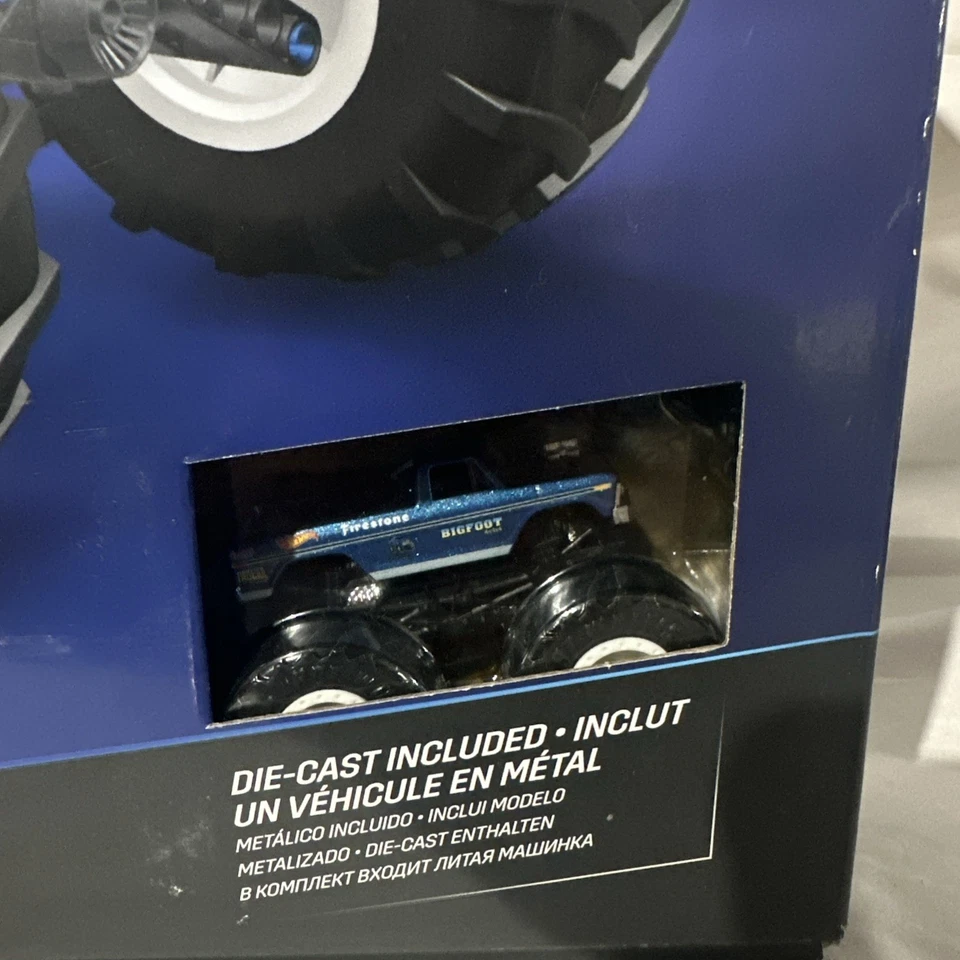 MEGA Hot Wheels Bigfoot Monster Truck juguete de construcción 538 piezas - con camión fundido a presión Foto 2 de 4