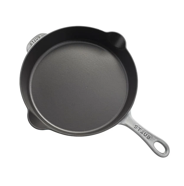 [VENTA FLASH] Sartén profunda tradicional de hierro fundido Staub de 8,5 pulgadas, gris grafito Foto 3 de 4