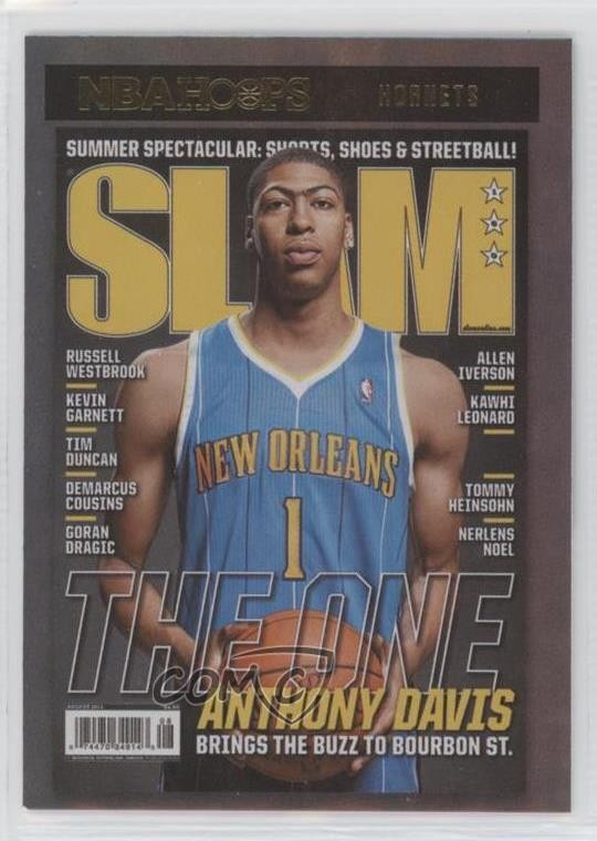 2020-21 Panini NBA Hoops Slam Holo Anthony Davis #15