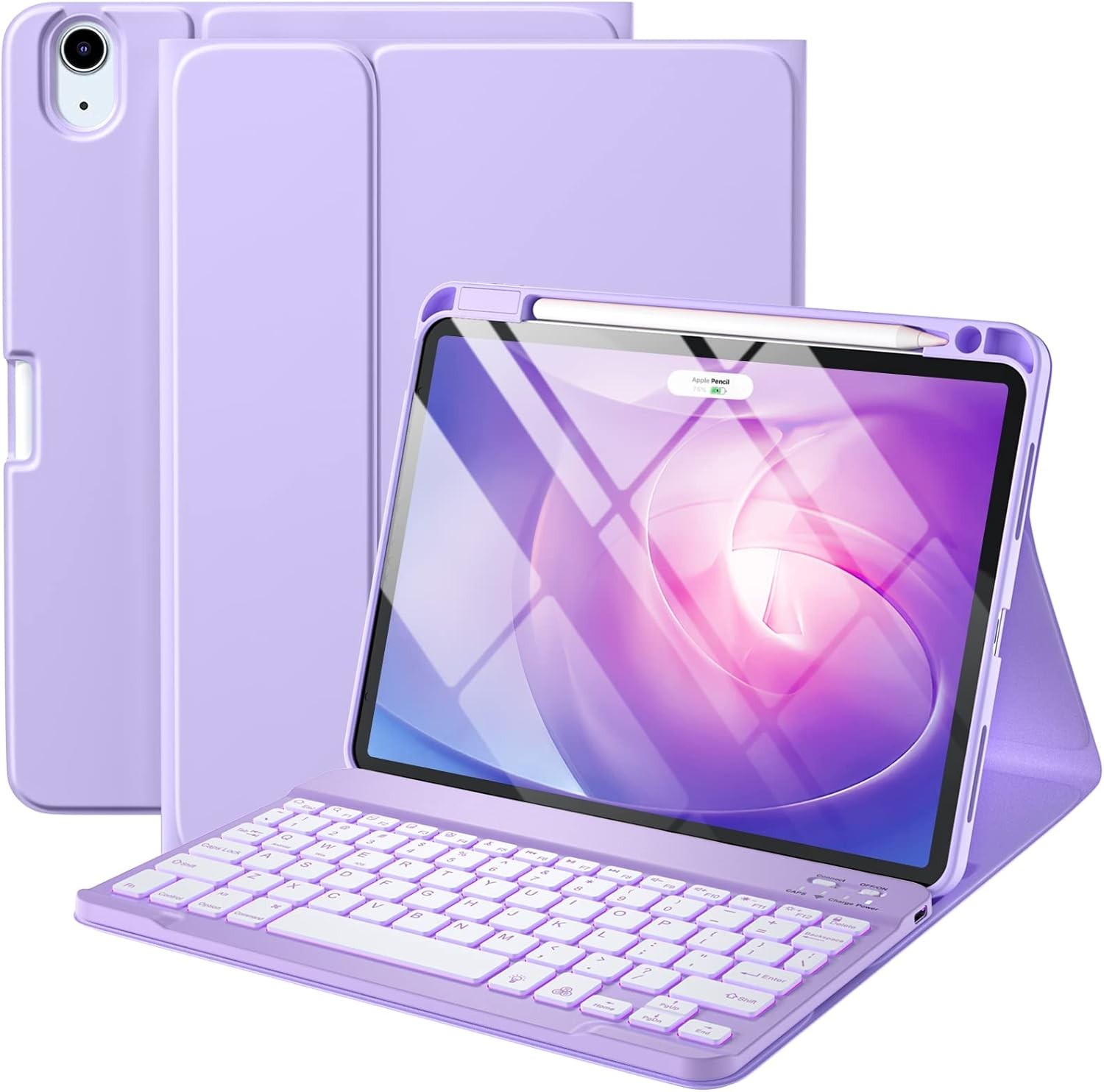 Harvopu Keyboard Case Compatible with iPad Air 11-inch/Air 5