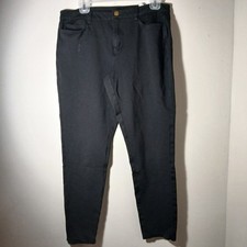 Michael Kors Women's Black Skinny Stretch Ponte Pants high-rise style. Size 10