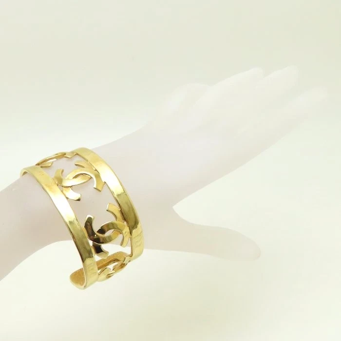 Bracciale Chanel Coco 95P placcatura gp 293590 anno r39_0704