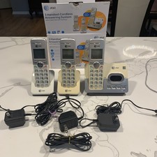 AT T 3 Handset DECT 6.0 Cordless Answering System with Caller ID/Call Waiting