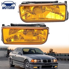 Nebelscheinwerfer Set Klarglas Gelb Set für BMW 3er E36 Vorne Links Rechts