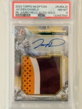 2024 Topps Inception Inception Jayden Daniels Rookie Jumbo Relic Auto Gold /25