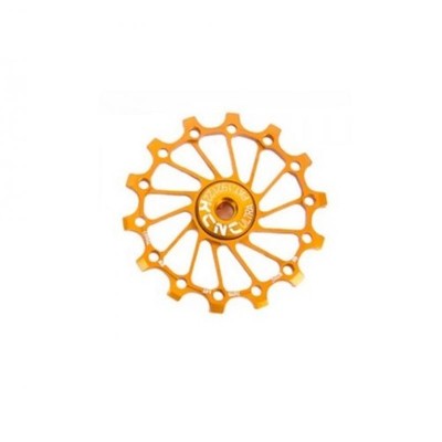KCNC | Ruleta De Cambio Ultra Compatible Sram-Shimano Oro 14 Dientes