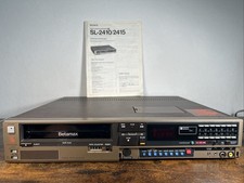 Vintage Sony Betamax VCR SL-2410 BETA Video Player/Recorder  Partially Working