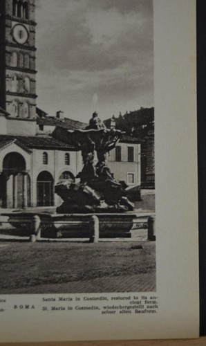 Antique Ancient Rome Church of St. Peter Wall Art Print 1920 Original History - Picture 11 of 16