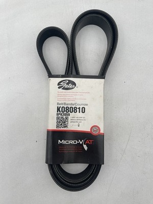 Gates Micro-V Serpentine Belt 8 Rib 81-9/16 Inch - K080810