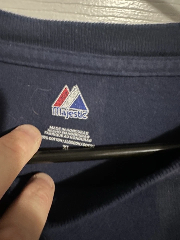 New York Yankees Babe Ruth Majestic Tee The Dye With Back Hit Talla Para Hombre XL Foto 2 de 3