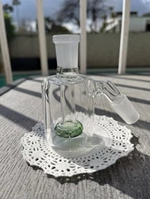 Premium Quality 14mm 45° Green Mini Dry Ash Catcher Water Pipe Bong Bubbler