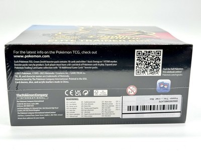 Pokémon TCG Crown Zenith Elite Trainer Box - Case of 10 for sale