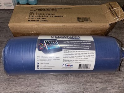Ontel Pillow Pad Multi-Angle Soft Tablet Stand,  BLUE NIP