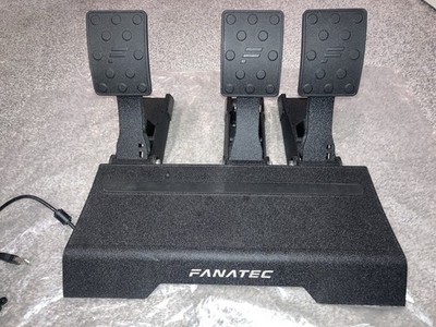 Fanatec CSL Elite Pedals 3-Pedal Metal Load Cell for PC Black