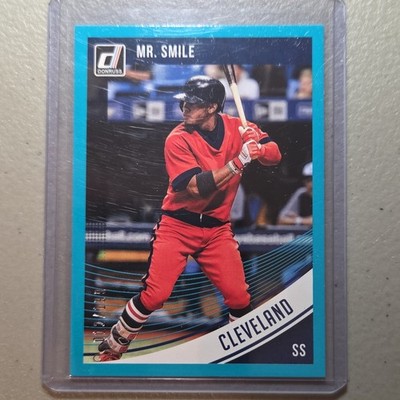 2018 Donruss Francisco Lindor "Mr. Smile" Indians Insert #157 TEAL BORDER / 199 