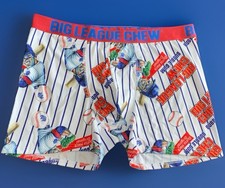 Big League Chew 2025 Boxer Shorts 36-38 Large Brief 1 Pair Baseball w Box Sports