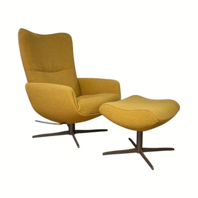 Jori Sessel Time-Out JR-4320 Stoff Lamb C0026 Senfgelb Gestell Matt 