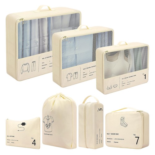 Packing Cubes, Packing Cubes for Suitcases, Travel Cubes, Travel Organiser, Suit