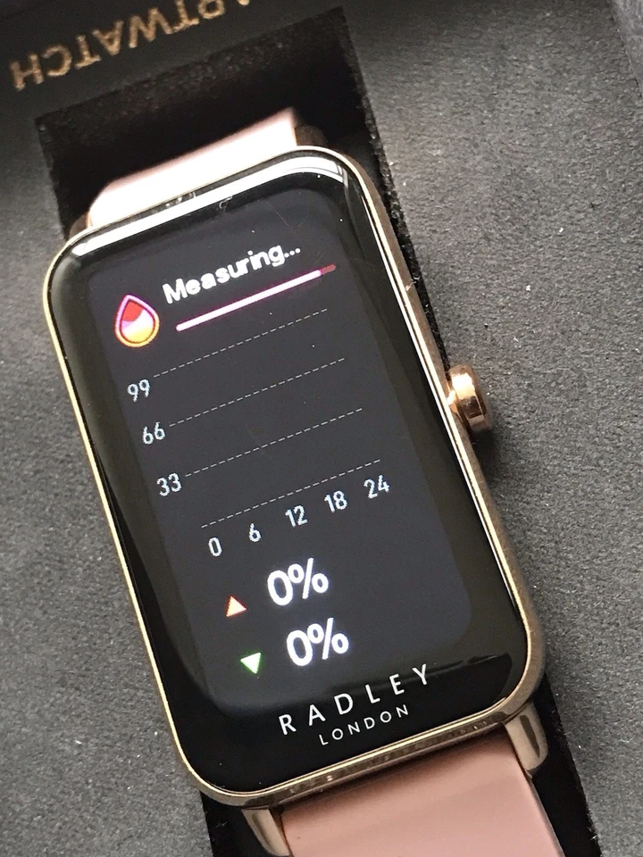 RADLEY S21 PinkSilicone Strap, Lozenge Gold Case - Image 2 of 4