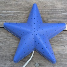 IKEA SMILA STJ RNA blue star wall lamp