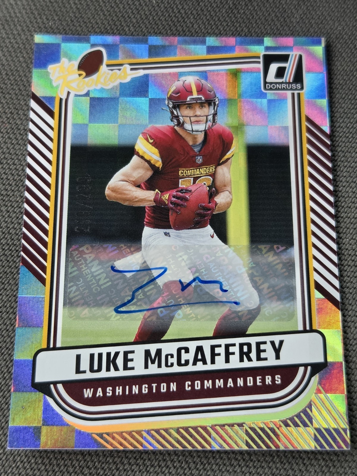2024 Donruss - The Rookies Autographs #TR-22 Luke McCaffrey #/299 Commanders