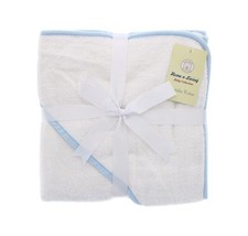Baby Cuddle Robe | 100% Cotton Terry Towelling Baby Robe | 0-12 Months | Blue