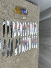 (Lot Of 17) 6118G 18T 6" Bi-Metal Reciprocating Saw Blades Plus 9 Assorted Used