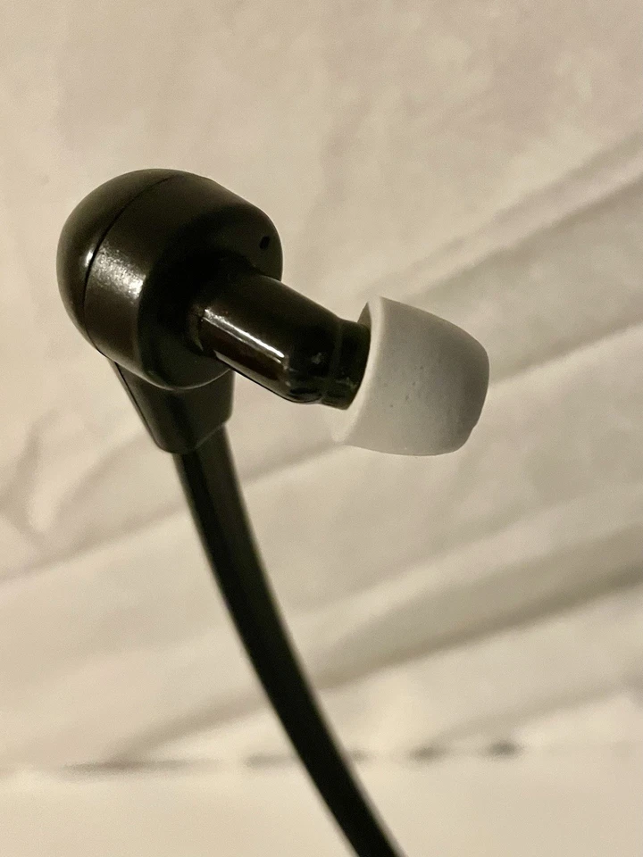 TV Ears 2.3 System- Transmitter Dock And Headset w/ New Ear Buds + Cords- Tested - Image 3 of 4