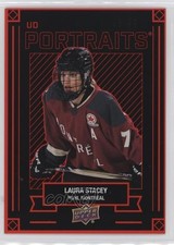 2024 Upper Deck PWHL 1st Edition UD Portraits Red /99 Laura Stacey #P-1 1u6