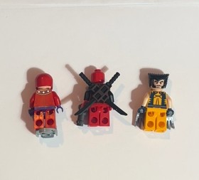 LEGO Marvel Deadpool Magneto Wolverine Minifigure Lot (READ DESCRIPTION!)