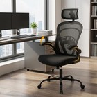 Ergonomics Mesh Back Office Chair Adjustable Headrests and Lumbar Support High