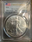 2016 Silver Eagle $1 PCGS First Strike MS 69 30th Anniversary 1 oz Silver