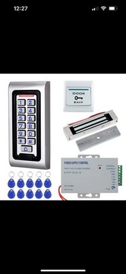 HFeng Door Access Control System Kit IP68 RFID Keypad Waterproof Outdoor 180KG