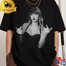 Middle Finger Heart Graphic Retro Pop Music F...