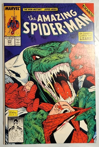 Amazing Spider-Man 313 The Lizard Direct Marvel Comic Raw Ungraded VF