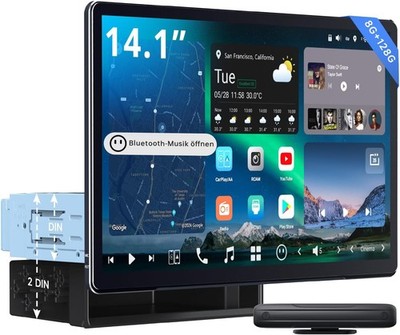 ATOTO X10 14.1 Zoll Android Car Radio 1DIN &Double DIN Wireless CP&AA AI Vision