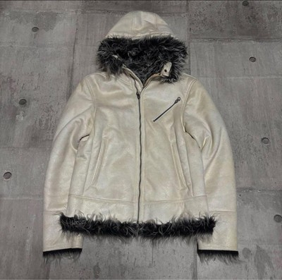 archive semanticdesign ファーフーディージャケット L archive