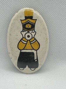 Valdosta High Wildcats Marching Band Vintage Button Pin Badge 3" Tall