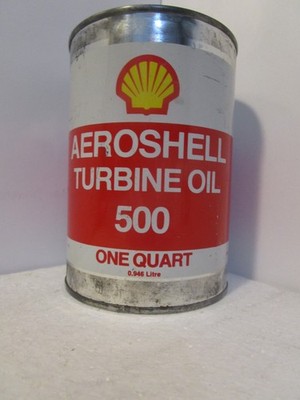 Shell Aeroshell Turbine Oil 500 / Royal Lubricants, Metal, 1 Quart Can