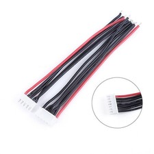 10pcs 10cm 22AWG 2-6S Balance Charger Connector Silicone Cable Adapter Plug