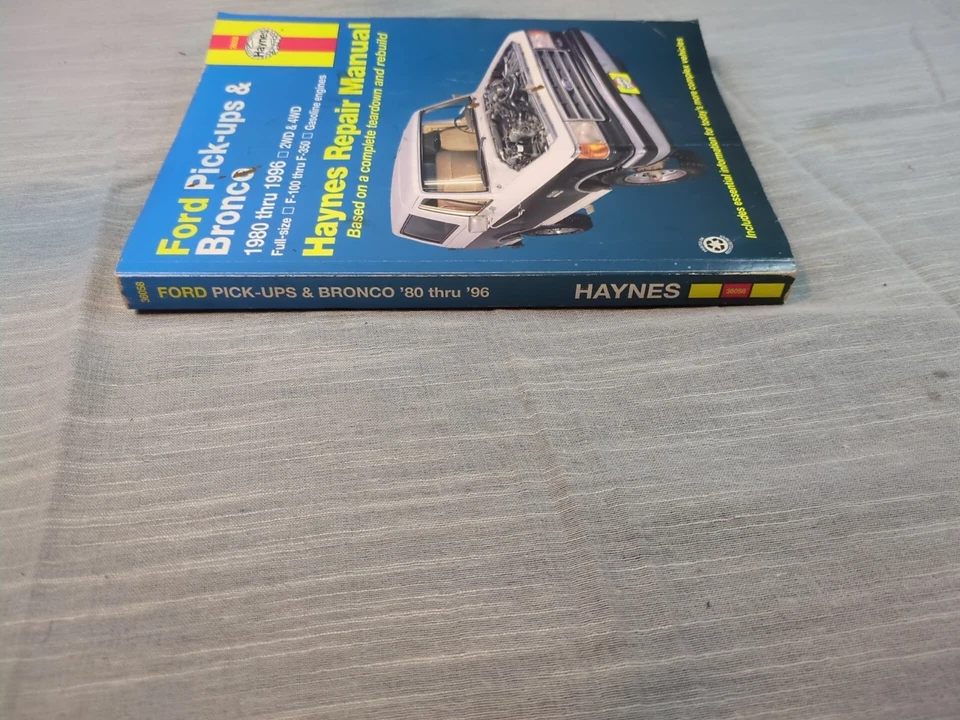 Руководство по ремонту автомобилей Haynes 1980-1996 Ford F150 F250 F350 Bronco 36058 - Изображение 4 из 4