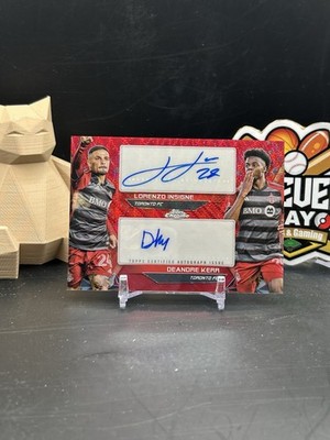 Insigne Kerr 2024 Topps Chrome MLS Dual Auto /5 Red Wave (CBMH)
