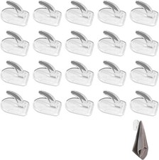 30 Pcs Small Sticky Hooks for Hanging,No Damage Wall Hooks Stick On,Plastic Self