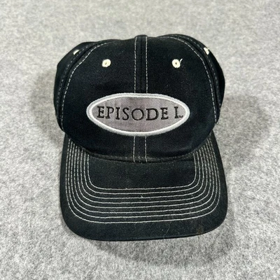 Star Wars Episode 1 Hat Cap Strap Back Black One Size Adjustable Authentic - Image 1 of 4